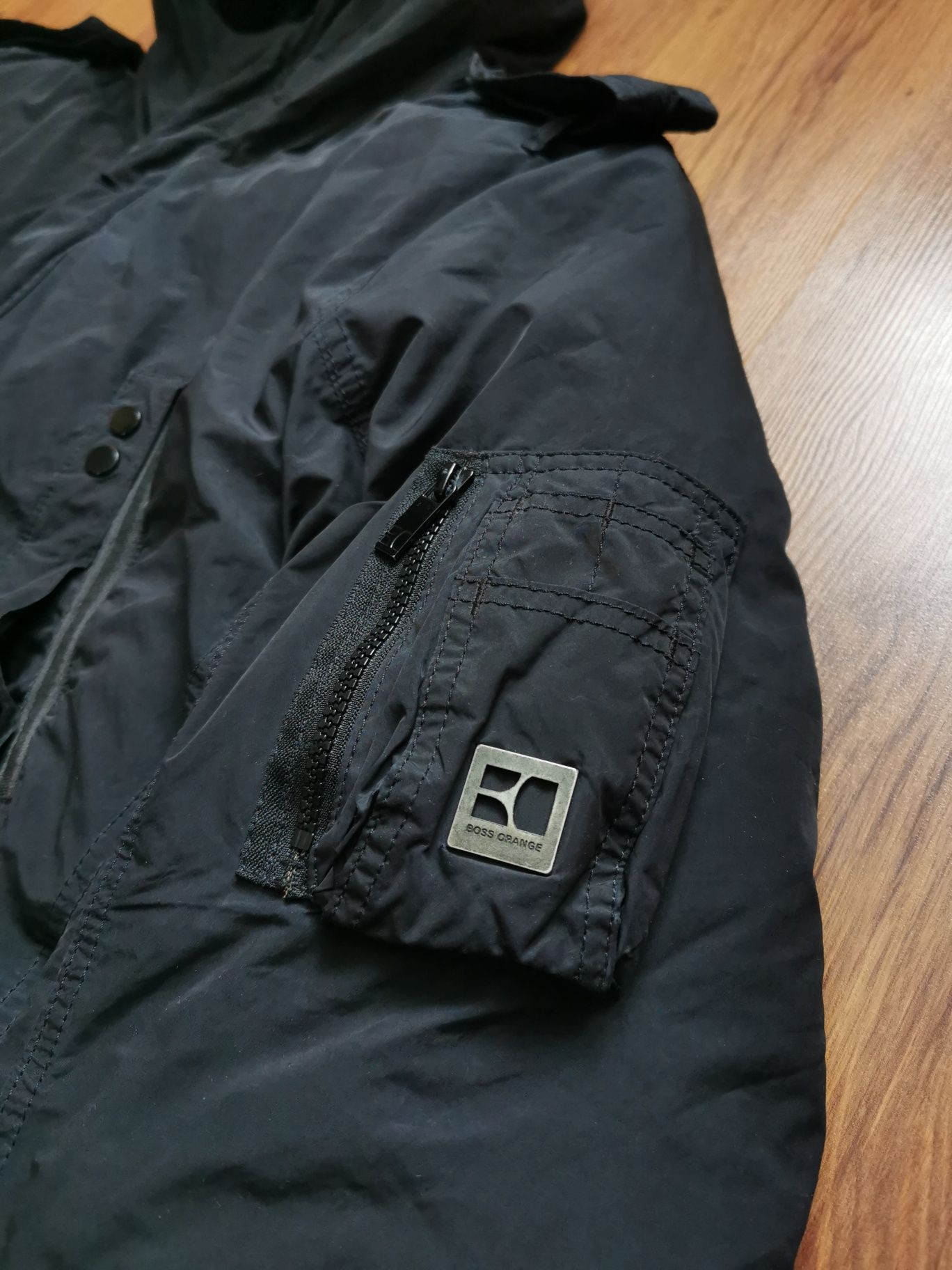 Hugo Boss gruba kurtka  parka puchowa XXL 56