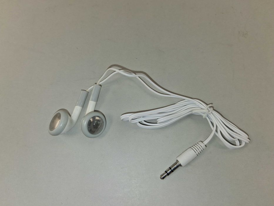 N162 Słuchawki Douszne Przewodowe Białe Mini Jack 3.5mm NOWE