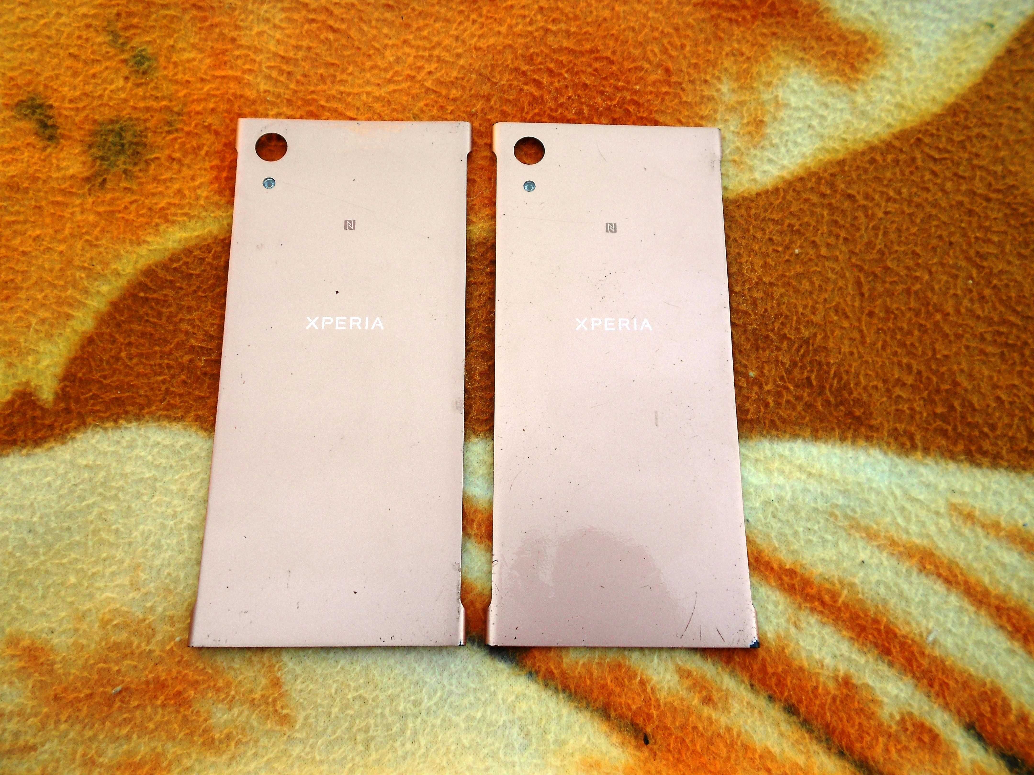 PAKIET klapki tył tylne plecki Sony Xperia XA1 CZARNY/MIEDZIANY/ZŁOTY