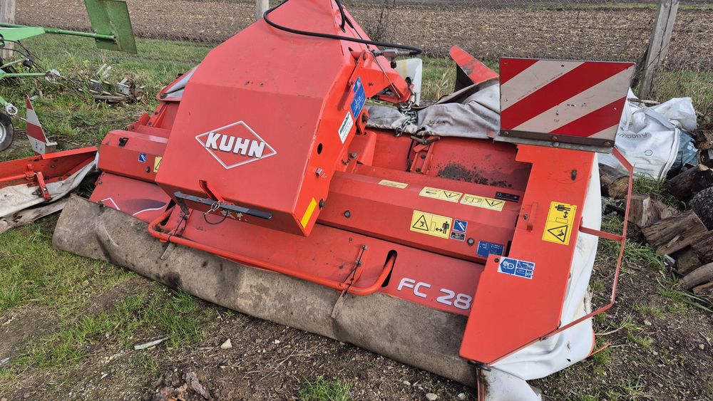 Kosiarka kuhn f280 dyskowa dyski kondycjometr komplet