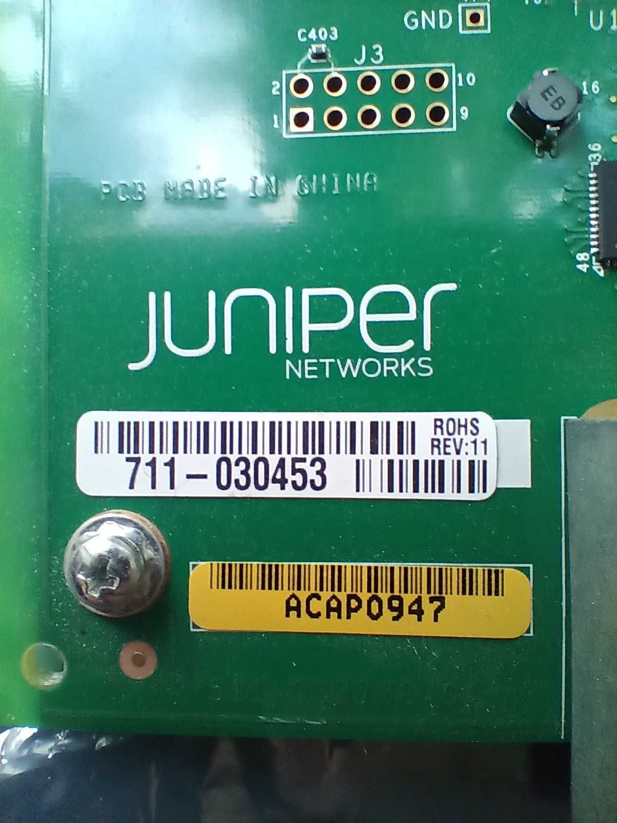 Juniper SRX-GP-2XE-SFPP-TX 2-Port 10GbE SFP+ 10G Base-T Copper XPIM