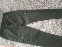 Spodnie bojówki gumowe zielone