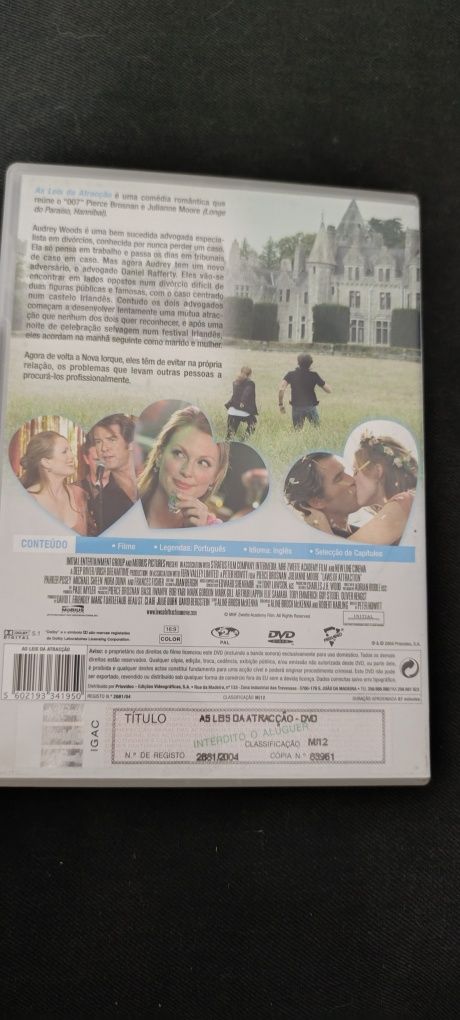 DVD As leis da atração usado