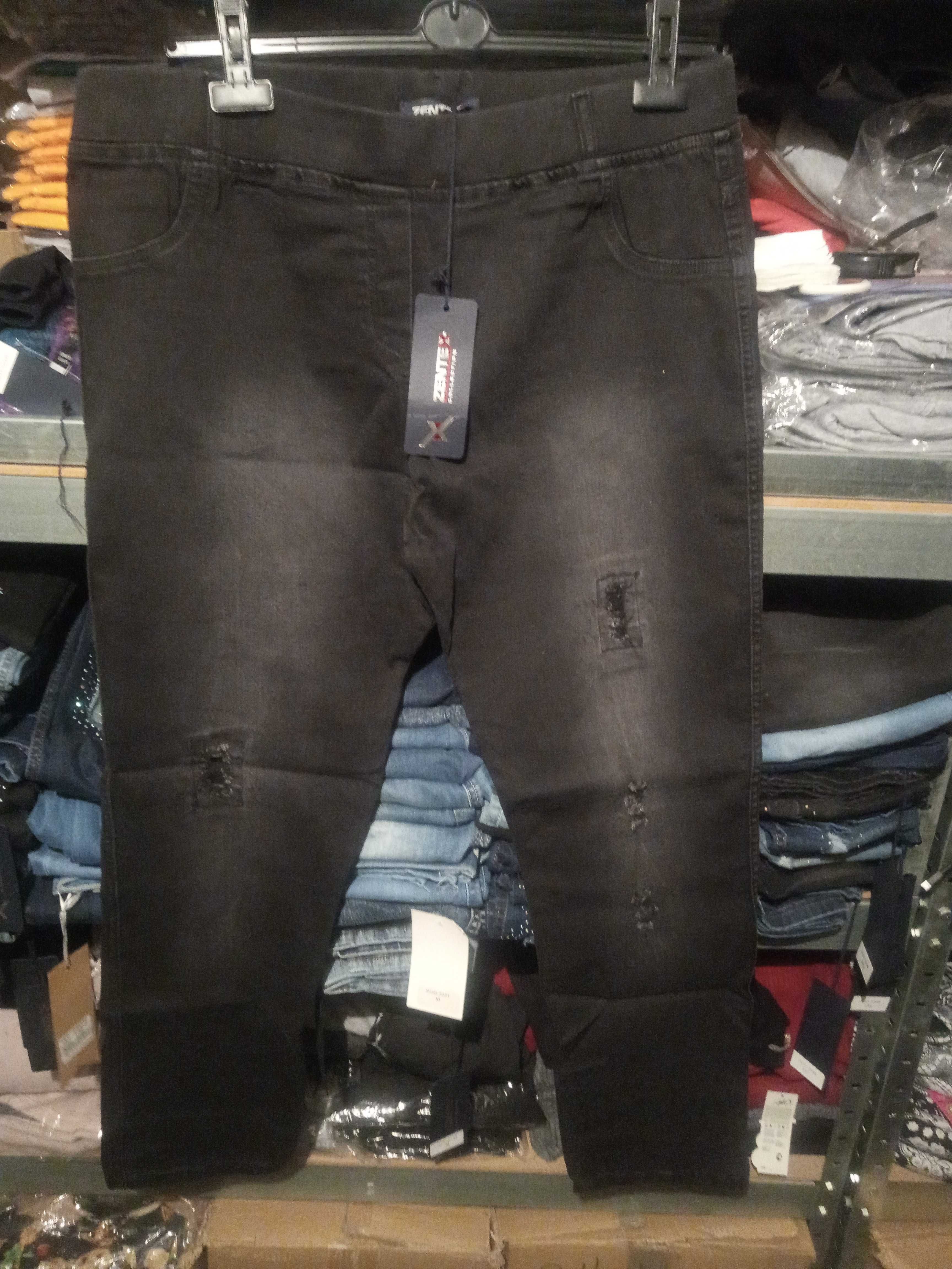Spodnie Zentex wysoki stan tureckie wyprzedaż od 6 xl rozciągliwe