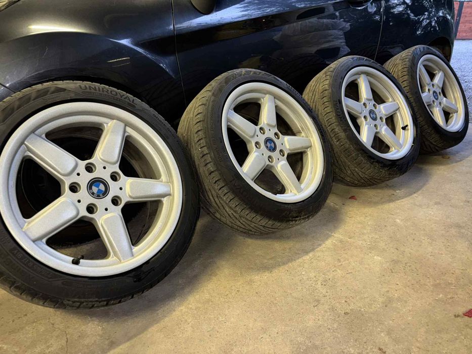 Alufelgi/ koła 5x120 BMW 225/45/17 piękny komplet/ nowe opony