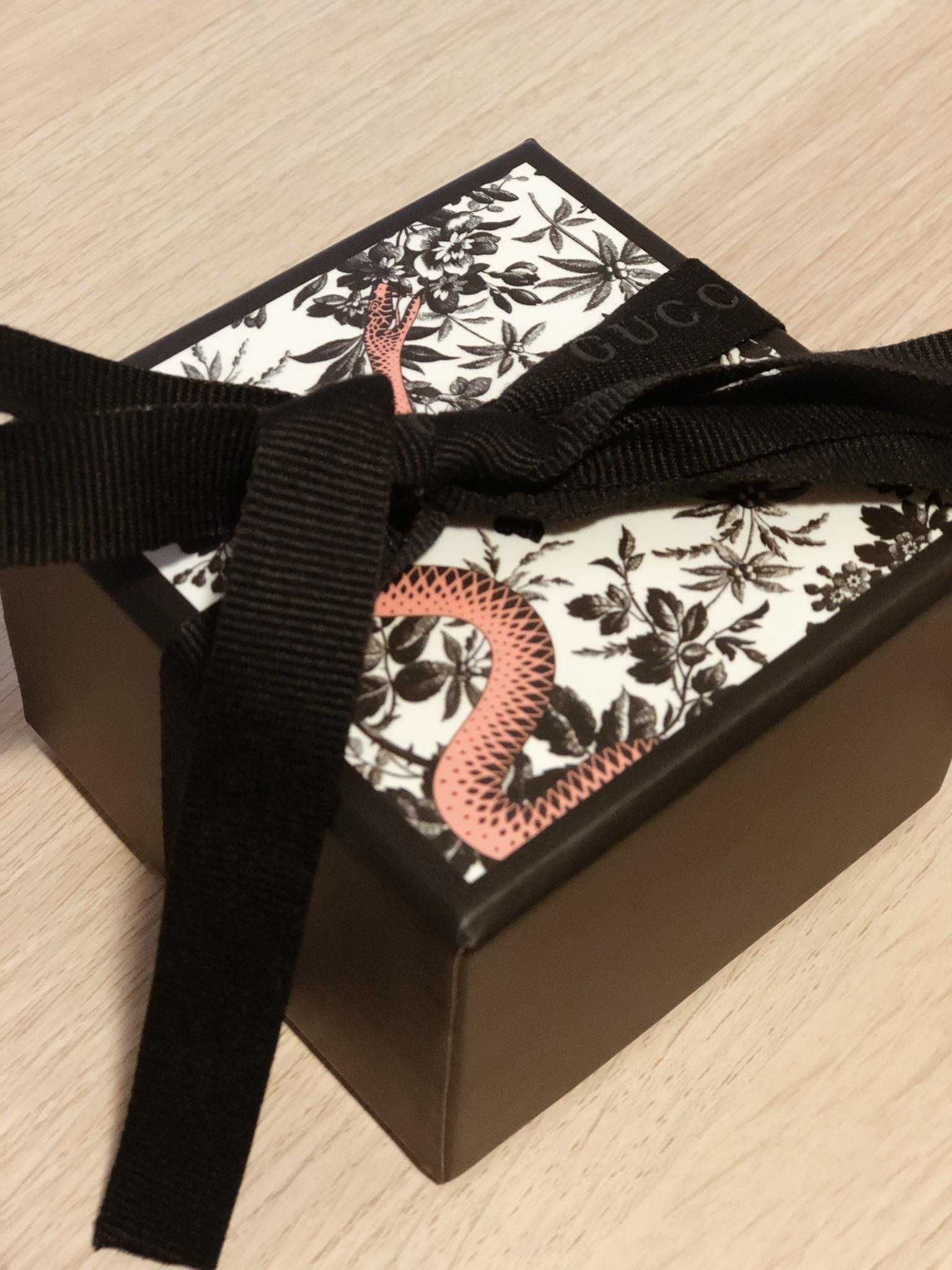 Anel de prata esterlina Gucci Garden cobra