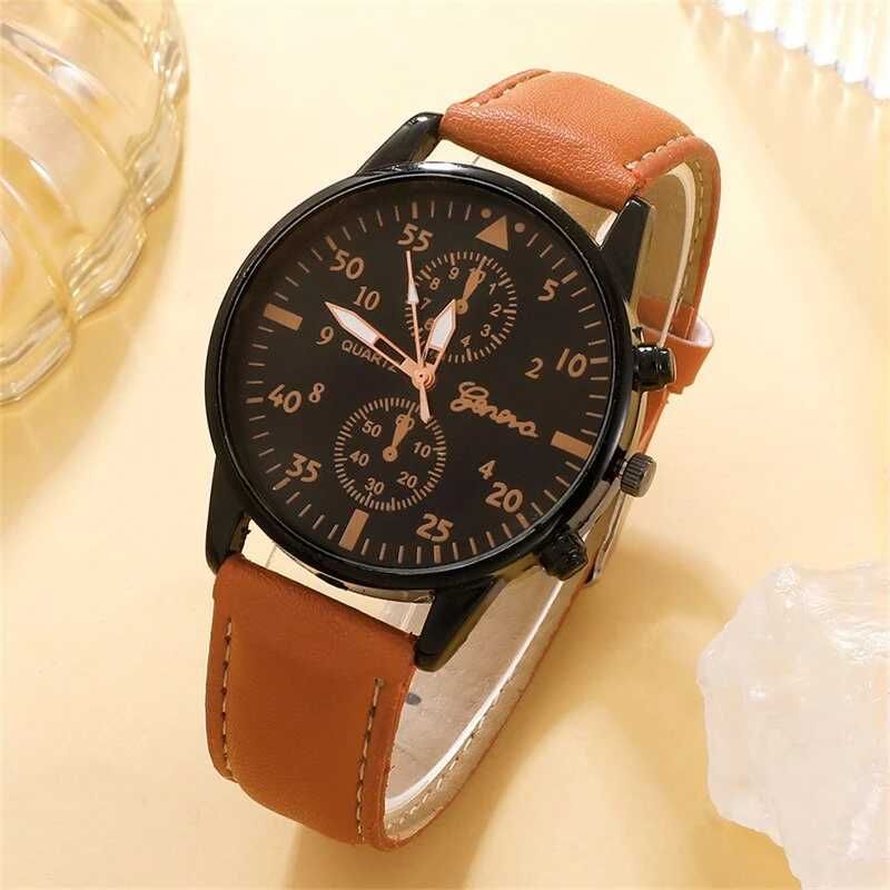 Relógio de pulso para homens com pulseiras.