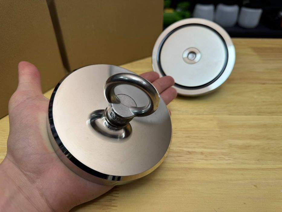 Магнит 450кг+ Верёвка 20м 260кг +Карабин Магнит Поисковый Неодимовый