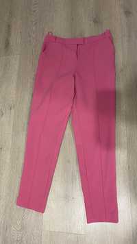 Класичні брюки pink рожеві, малинові від ZARA m
