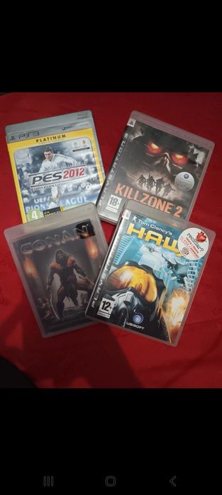 Vendo este conjunto de 4 jogos da playstation 3 usados  em bom estado
