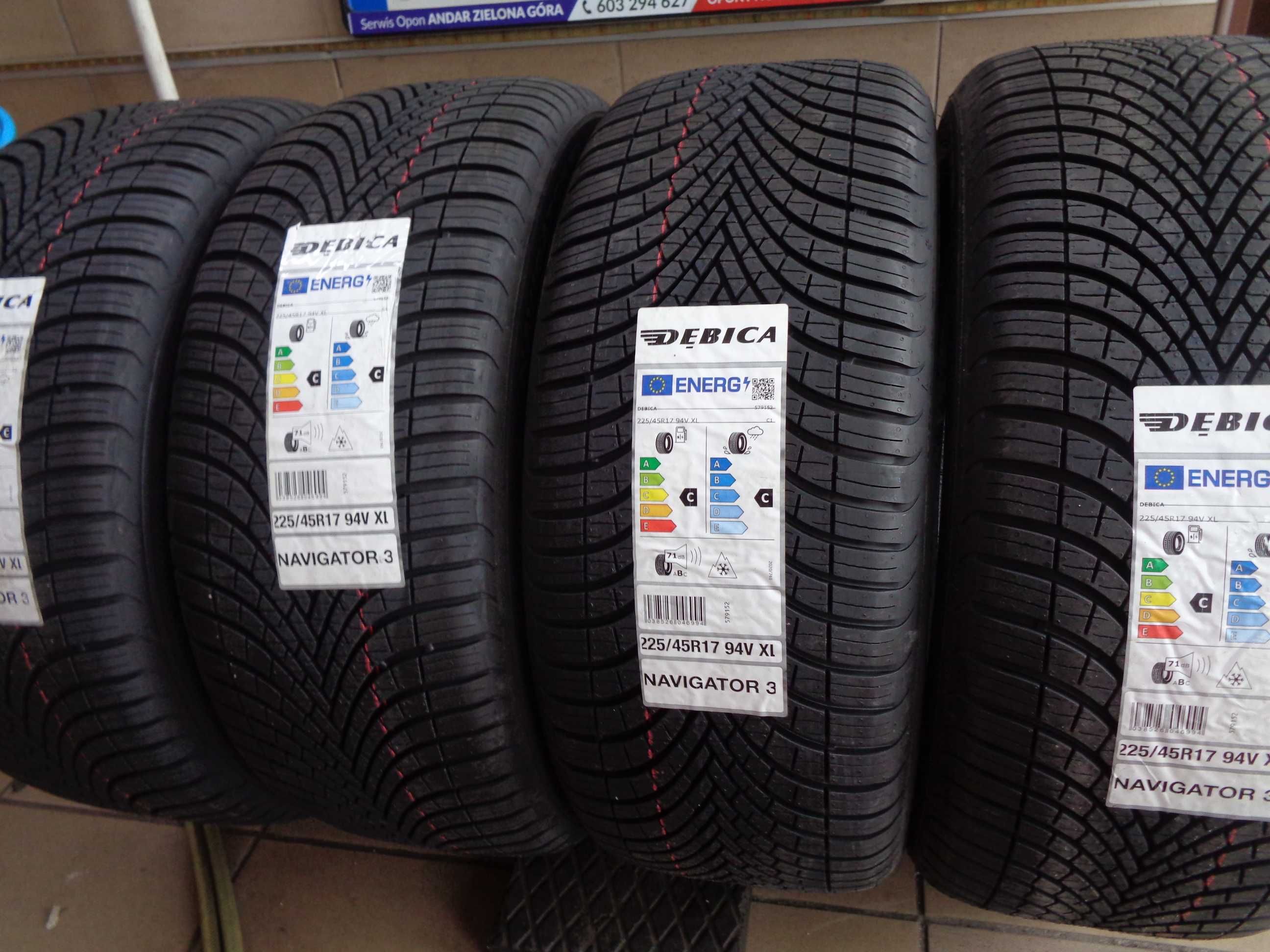 225/45R17 Nowy Model DĘBICA Navigator 3 , Opony Całoroczne Warto ANDAR