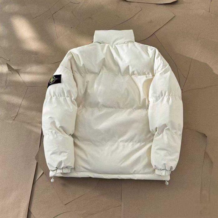 (БЕЗ ПЕРЕДОПЛАТИ)Stone Island Puffer куртка пуховик стон ісланд біла