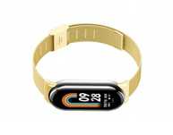 Bransoleta pasek do Xiaomi Mi Band 8 złoty opaska ttst528