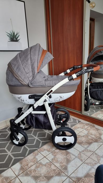 Wózek gondola, spacerówka, fotelik z bazą 3w1 4w1 Coletto Savona Decor