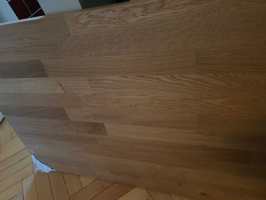 BLAT dębowy fornir 246x63,5x3.8 cm - IKEA KARLBY