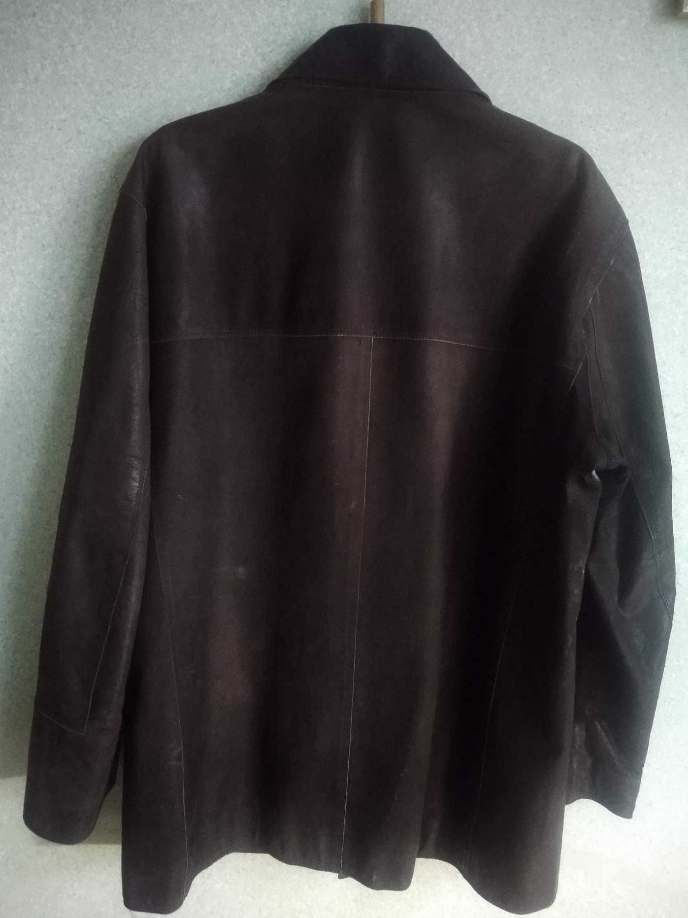 Кожаные мужские куртки, MDK, р. М, Cotton Belt, р.54