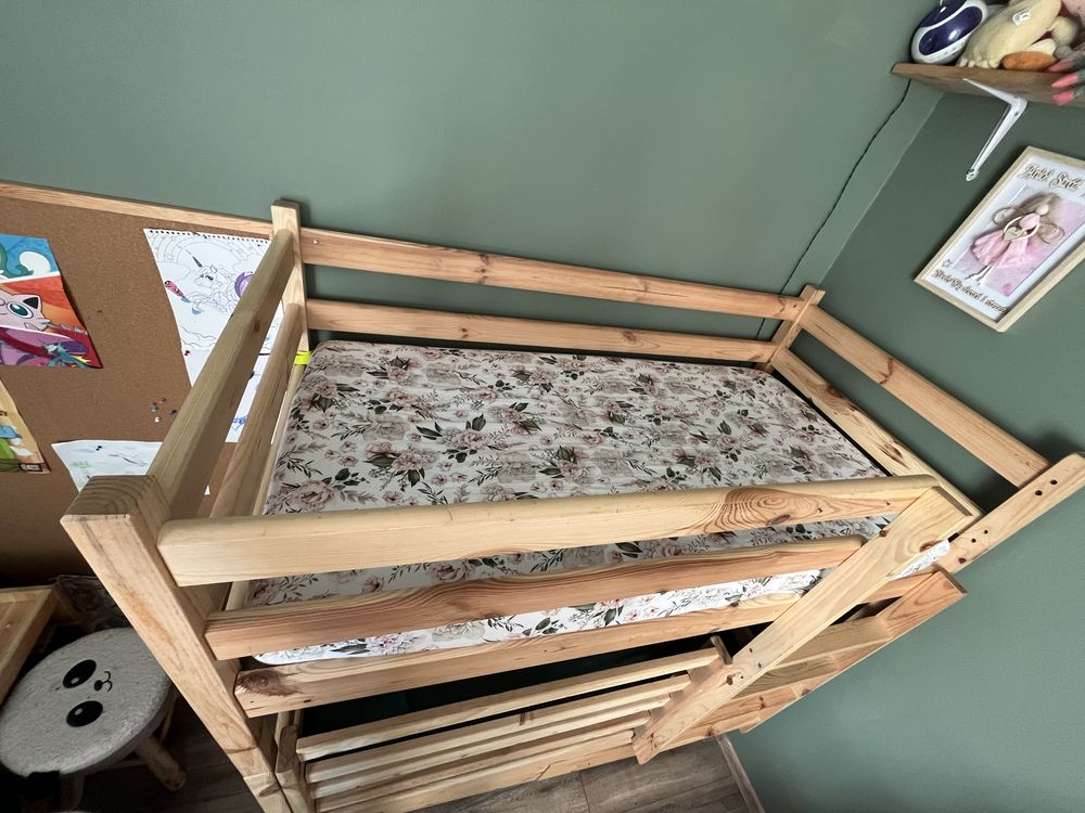 Łóżko piętrowe łóżeczko niemowlęce dziecięce piętrówka