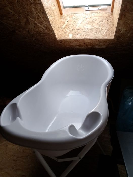 Duża wanienka szara z kaczuszką