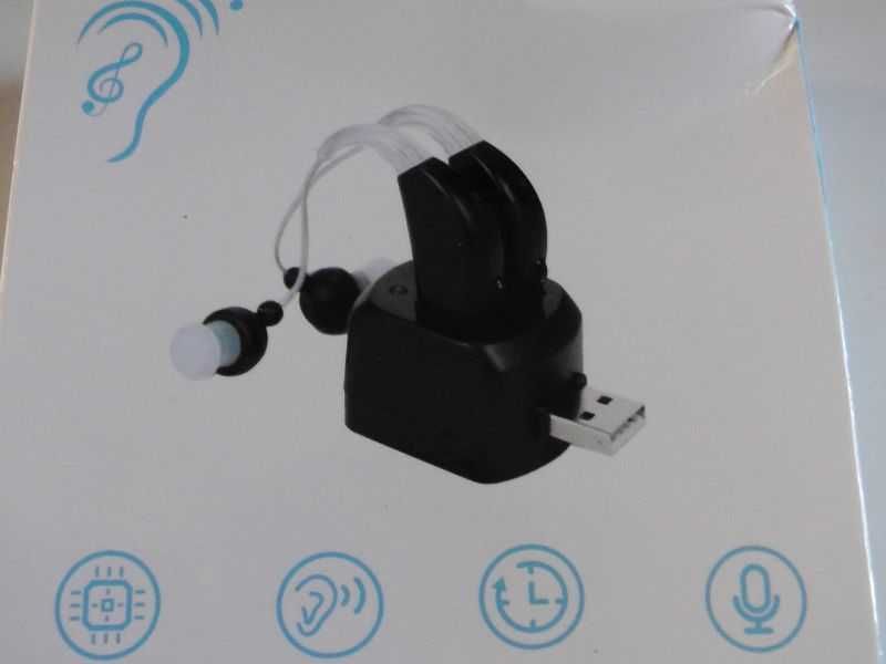 Aparat słuchowy wzmacniacz słuchu akumulatorowy 2 sztuki