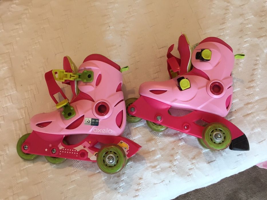 Vendo conjunto patins de menina / proteção