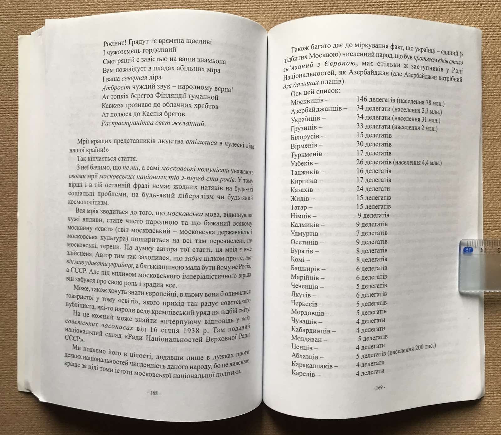 Біла книга. політика совєтів на службі московського імперіалізму.
Рома