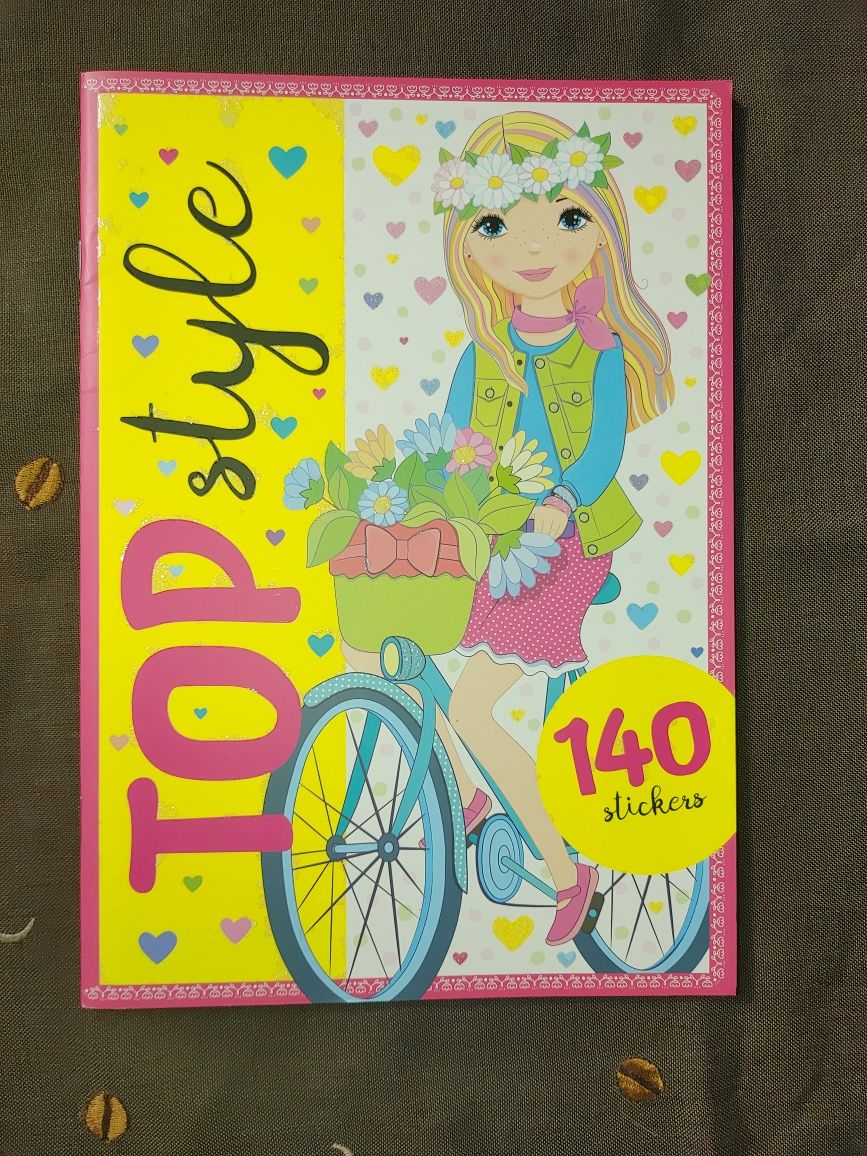 7 kolorowanek, w tym Pierwsze kroki rysowania Greg, Top style
