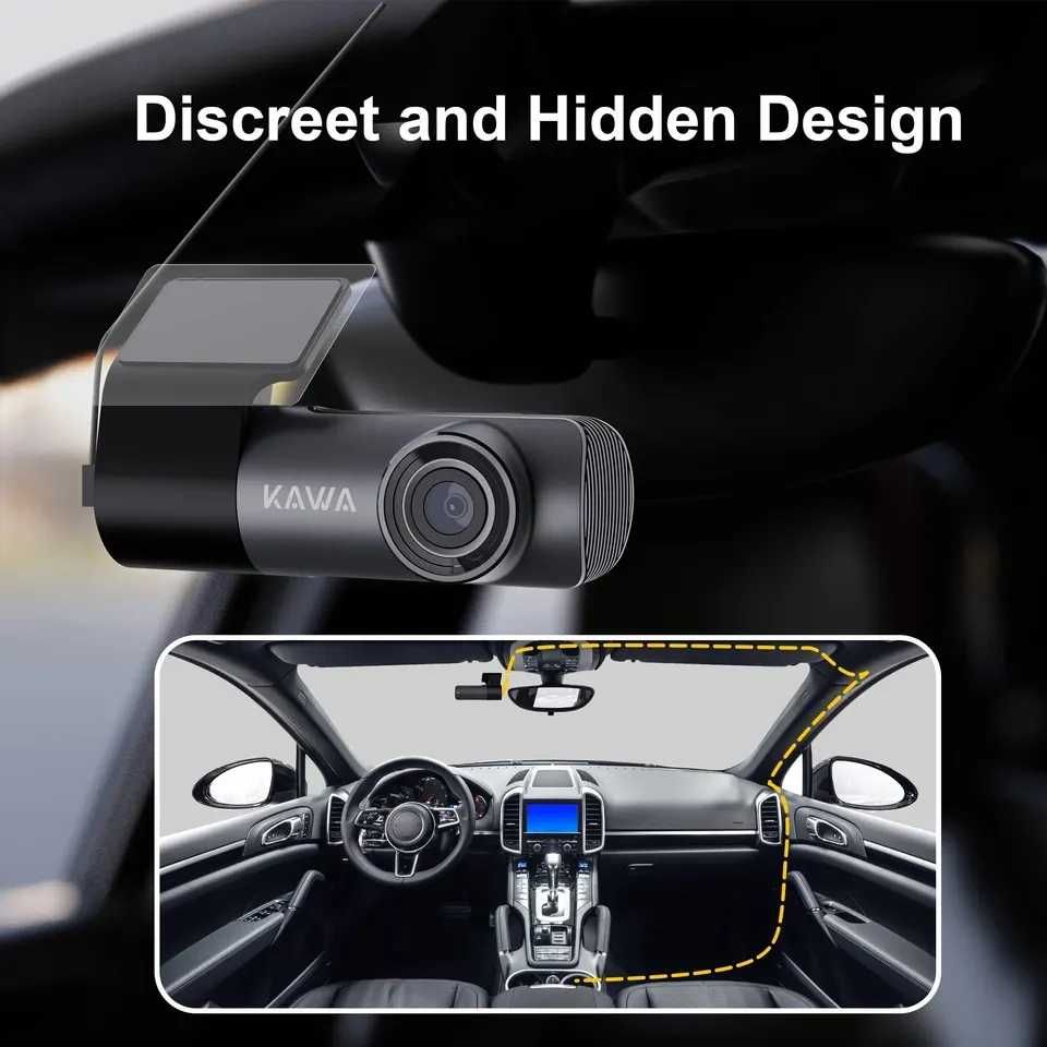 Відеореєстратор|видеорегистратор KAWA 2K Dashcam D5