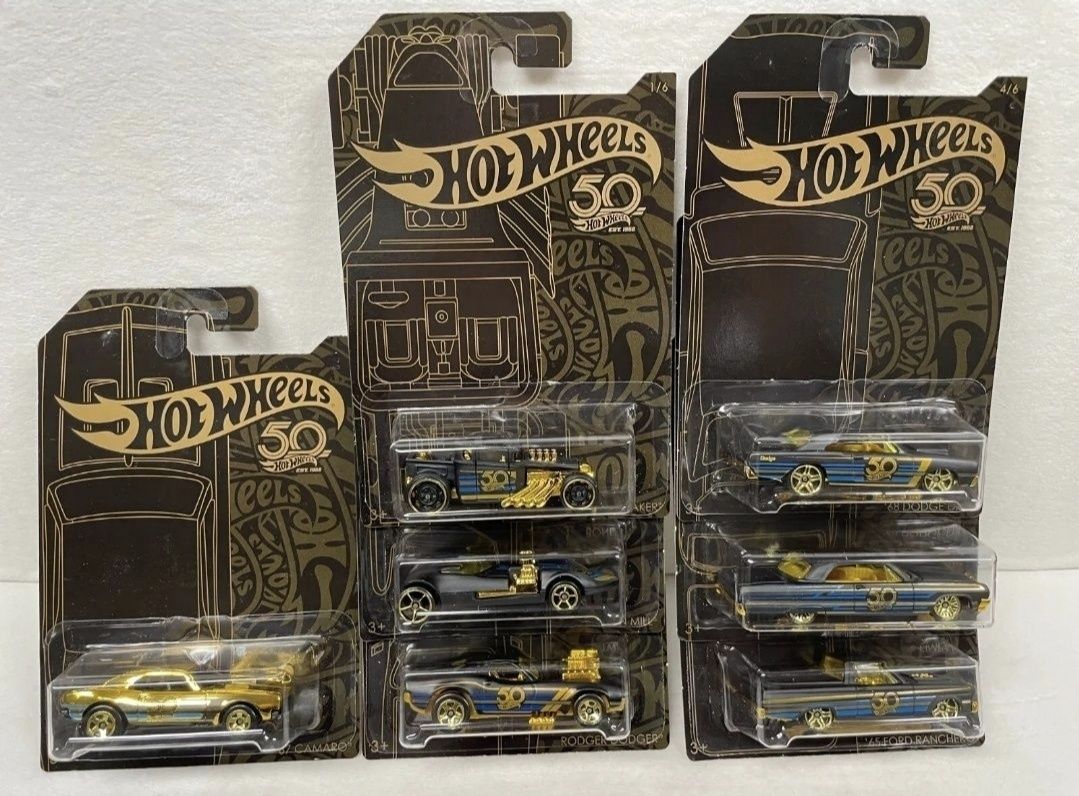 Hot Wheels 50th Anniversary złota 50th+CAMARO