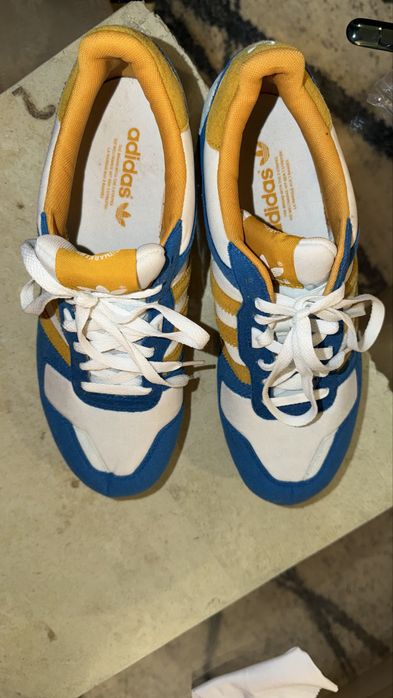 Adidas Originals ZX 700 azul/amarelo – retro runner (bom estado)