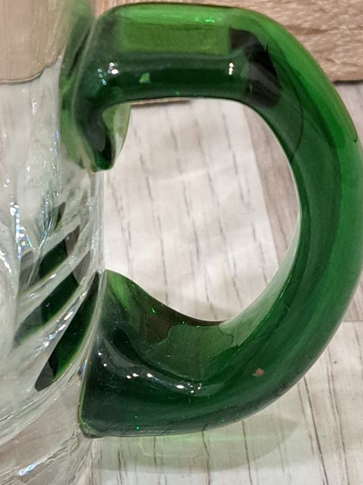 Kufel prl grube szkło