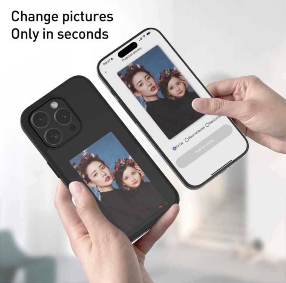 Чохол з дисплеєм NFC Photo Changing Iphone 13/14/15/15 Pro
