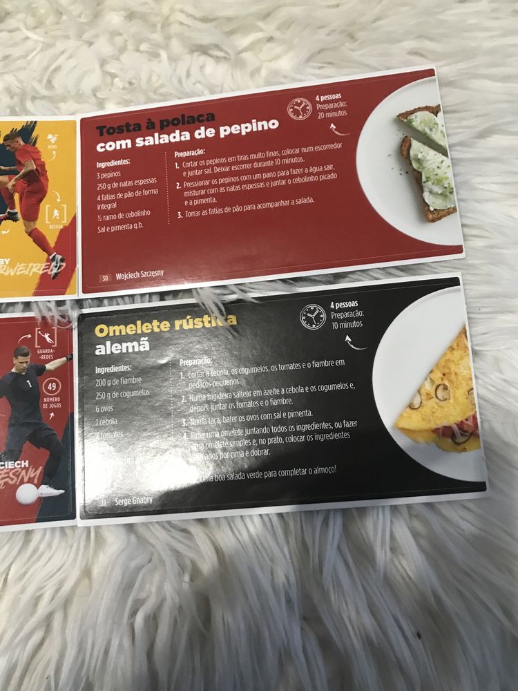 Conjunto de 2 cromos Intermarché torna-te um campeão