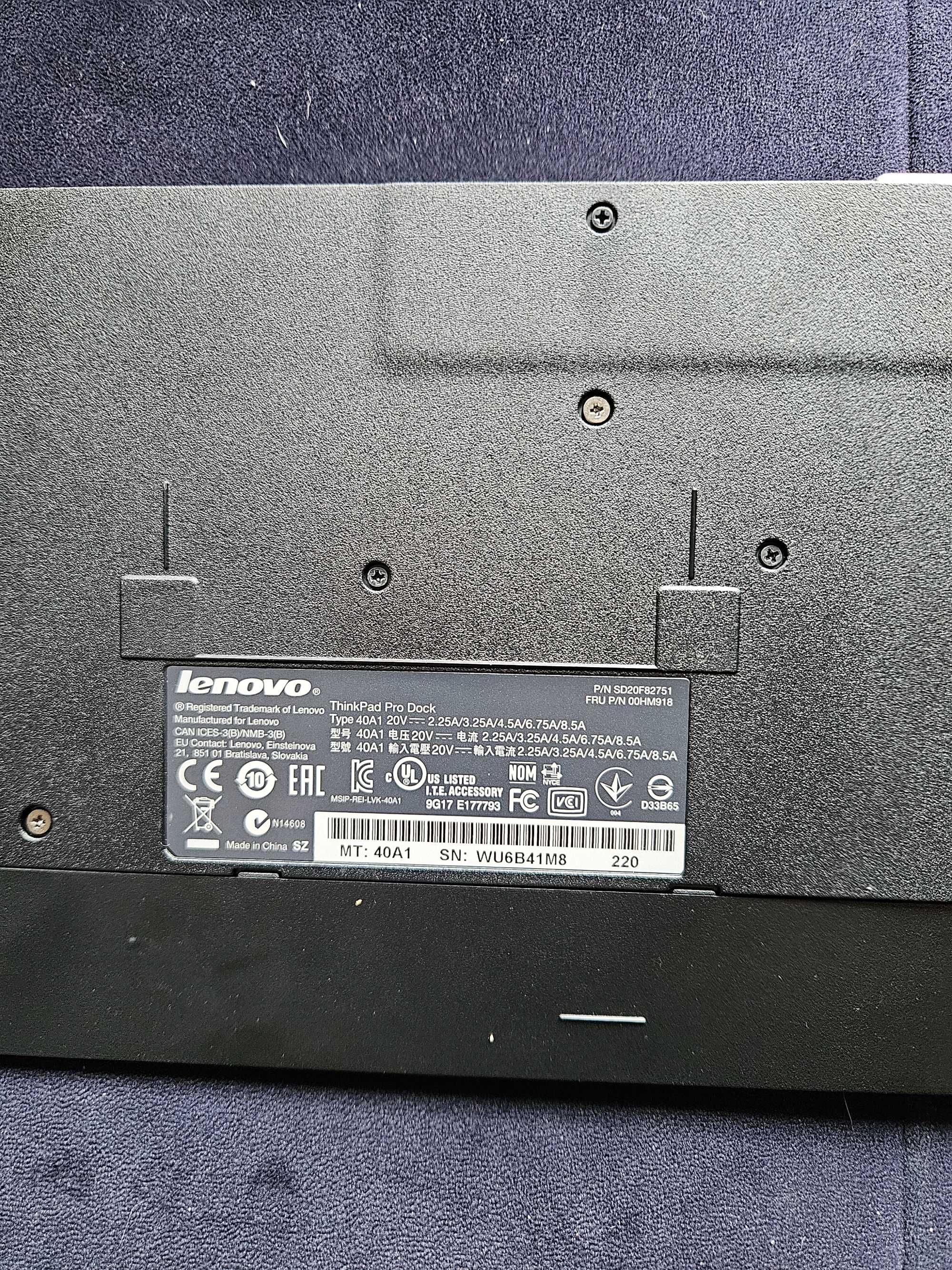 Sprzedam stację dokująca Lenovo 40A1 40A2