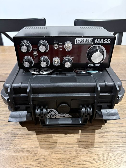 Atenuador Weber MASS 100 – Excelente Estado | Som Transparente
