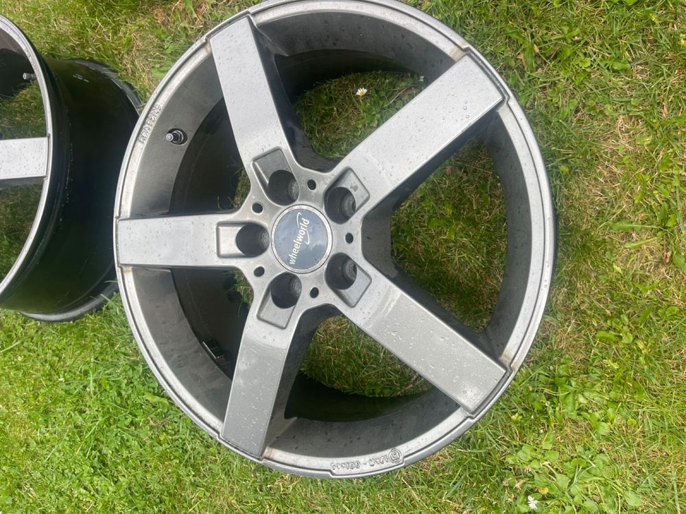 Литые диски R17 Wheelworld 5x112 ET37 DIA57 Германия, VW Audi Skoda.
