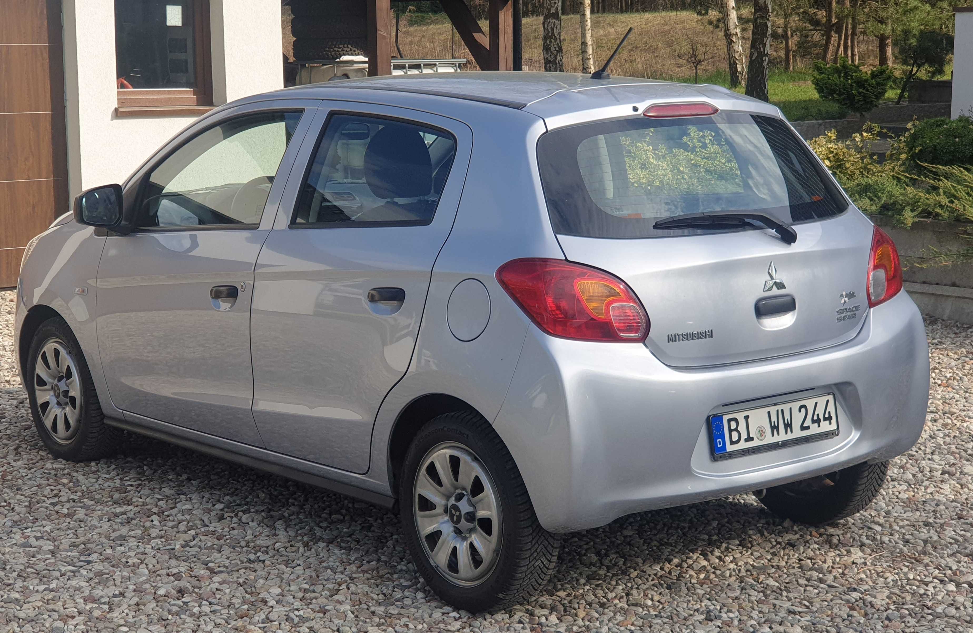 Mitsubishi Space Star 2014r. klima, bezwypadkowy tylko 65tyś km!
