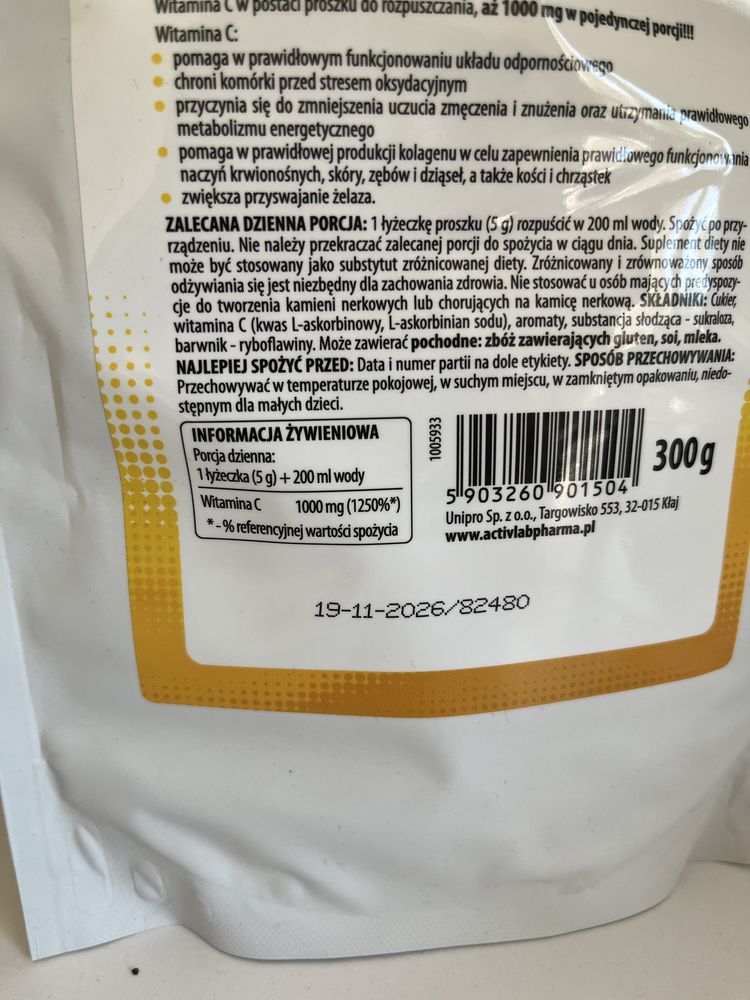 Witamina C 1000 mg nowa activlab
