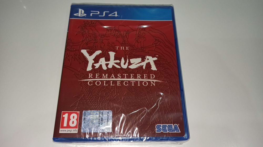 ps4 YAKUZA REMASTERED COLLECTION 3 gry YAKUZA 3,4,5 japoń mafia Nowa!