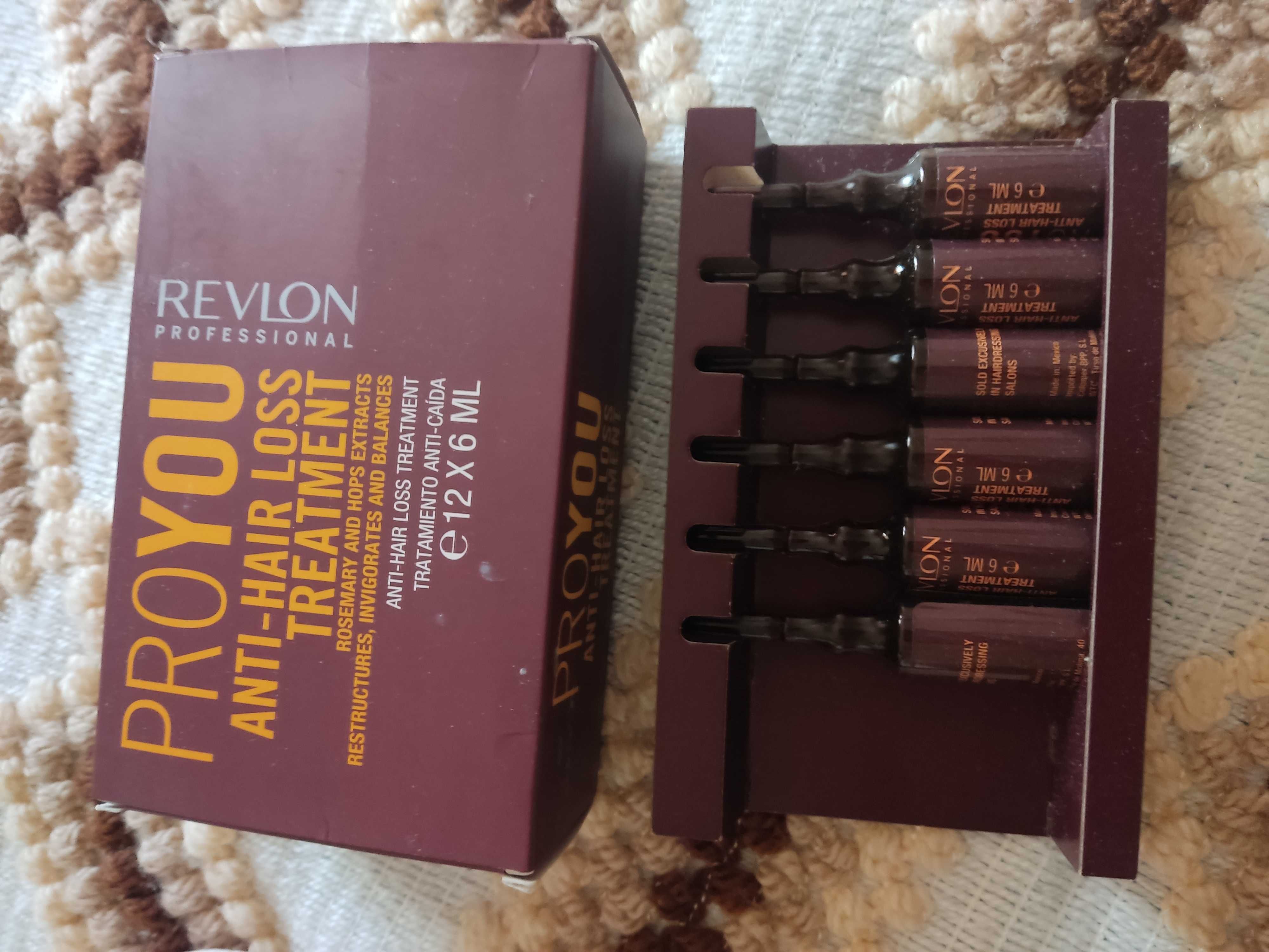 Novas ampolas anti queda Revlon