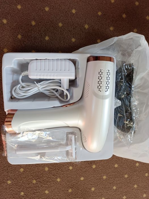 Laser IPL Hair Removal do trwałego usuwania owłosienia, zestaw