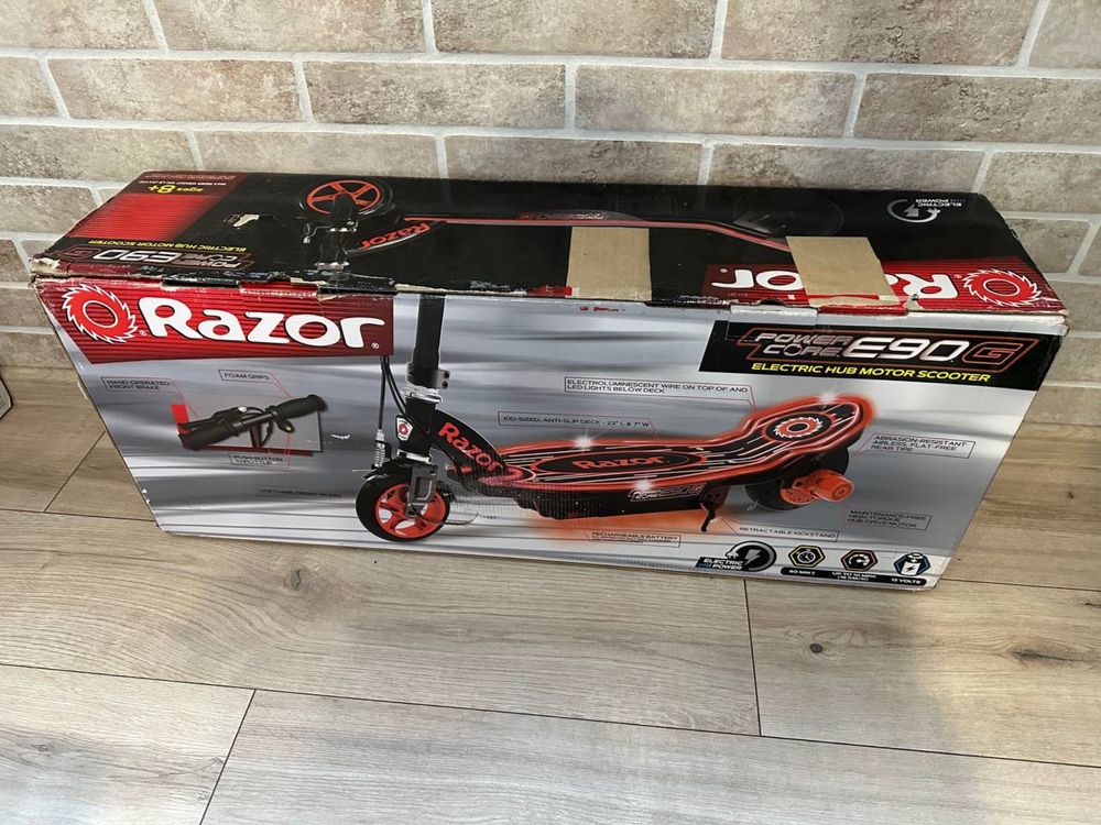 Электросамокат Razor E90 Power Core GLOW