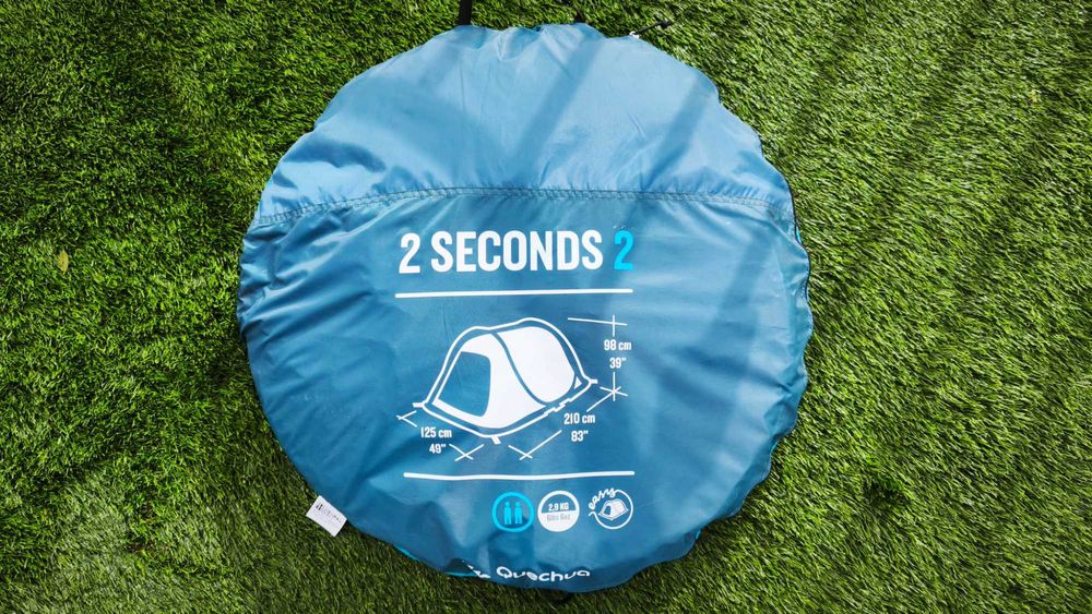 Tenda campismo Decathlon 2 seconds 2 pessoas