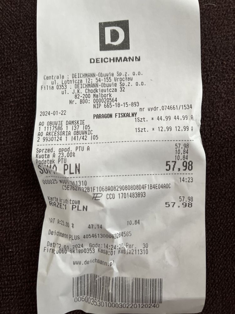 Trapery botki 37 nowe z metką paragon Deichmann