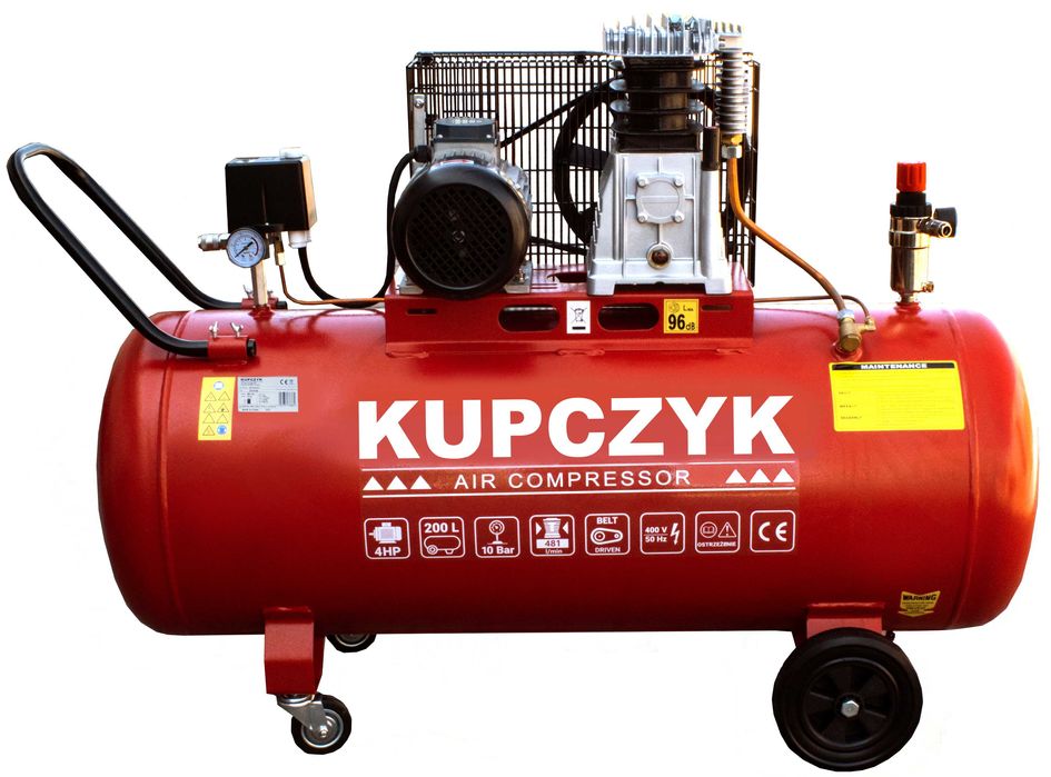 Zestaw Wyważarka Montażownica Automat Kompresor 200L Kupczyk