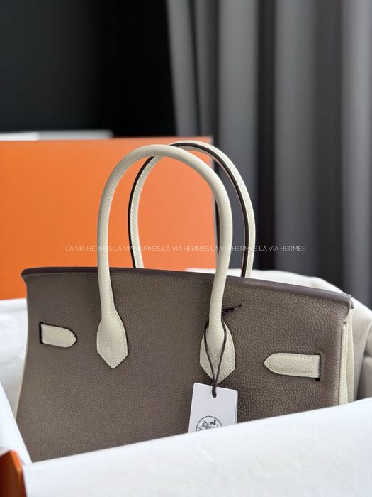 Єдиний екземпляр в Україні! Сумка Hermes Birkin 30 | Etoupe & Craie