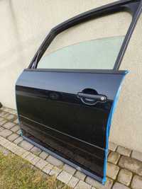 Drzwi Audi A2, czarne, szyba i prowadnica