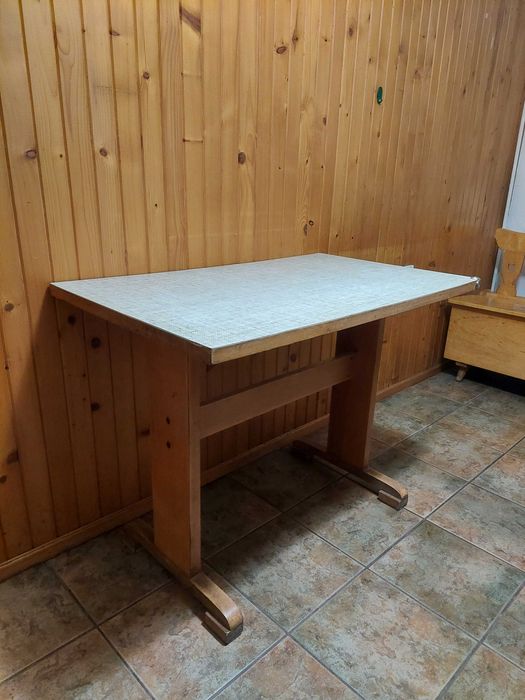 Ława stół kuchenny drewniane nogi solidny postawny