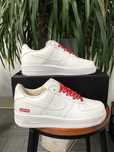 Buty_Damskie Nike_AirForce1_Supreme_White_Unisex Rozmiar.38