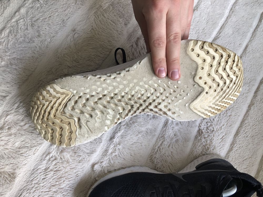 NIKE Epic React (45.5) 29.5см Flyknit 2 мужские кроссовки летние сетка