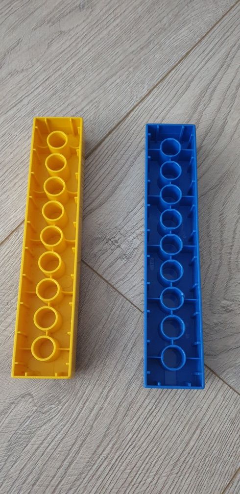 Klocki lego duplo 2x10 grube 2 sztuki